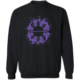 CoolPinoy Ube Splash Unisex Crewneck Pullover Sweatshirt